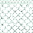 Dollhouse Green Dutch Tile Design Wallpaper