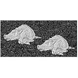 Logo Art Arkansas Razorbacks Sterling Silver Team Logo Post Earrings