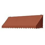 8 Ft. Traditional Window Awning, Color: Terracotta 31FPWX2FQ L. SL160 8 Ft. Traditional Window Awning, Color: Terracotta