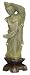 Chinese lady figurine - hand carved soapstone