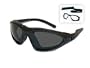 Body Specs Sunglasses or Goggles BS-Twin Black Frame 2 Lens Set