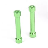 Post, M7x35, Green, Aluminum (2)