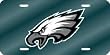 Philadelphia Eagles Laser Cut Green License Plate - SET OF 6 - Sports Merchandise