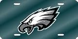 Philadelphia Eagles Laser Cut Green License Plate