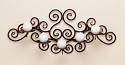 Wrought Iron Swirl Wall 5-Candle Sconce