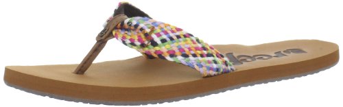 Reef Women's Mallory Scrunch Flip Flop,Multi,9 M US