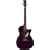 Luna Flora Passionflower Acoustic Guitar, Tranz Purple/Quilted Maple