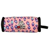 Tuffies Junior Log Pink Leopard Print Dog Toy For Small to Medium Dogs (Pink Leopard Print - 6 inches)