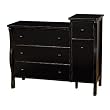 Ellis 4 Drawer Clothing Organizer in Honey Finish By Simplicity For Children