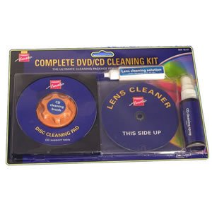 Childrens Toyshop  Electronics : 6 Piece Complete DVD CD Cleaning Kit