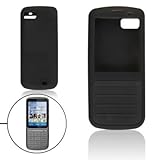 Black Protector Case Soft Silicone Case for Nokia C3-01