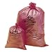 Bel-Art 131643138 Polypropylene Red Biohazard Waste Disposal Bag, 25-35 Gallon Capacity, 31" Width x 38" Height x 1.5 mil Thick (Box of 200)
