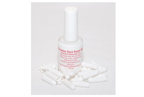 Uber Goop WHITE Dishwasher Rack Paint & Glue w/25 caps