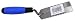 5 X 2 Inch Notched Trowel - Rubber Handle