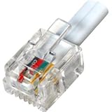 Steren - Phone cable - RJ-11 (M) - RJ-11 (M) - 100 ft - stranded - white