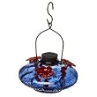 Parasol Bloom Glass Hummingbird Feeder