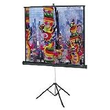 50INX50IN Versatol Tri-pod Screen Matte White Keystone Elim.
