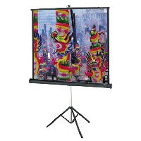 40INX40IN Versatol Tri-pod Screen Matte White Keystone Elim.