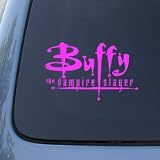 BUFFY THE VAMPIRE SLAYER - Vinyl Car Decal Sticker #1845 | Vinyl Color: Pink BUFFY THE VAMPIRE SLAYER - Vinyl Car Decal Sticker #1845 | Vinyl Color: Pink