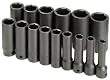 SK Hand Tools 4045 15-Piece 1/2-Inch Drive 6 Point Deep Fractional Impact Socket Set