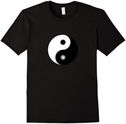 Men's Yin and Yang Ying T Shirt XL Black
