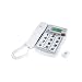 Jwin Jtp551Wht Dual Caller Id Phone With 2.4 Ghz Wireless Emergency Remote (White)