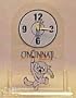 Cincinnati Bearcats Clear Desk Clock NCAA College Athletics Fan Shop Sports Team Merchandise