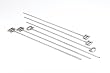 Outset QS80 Stainless-Steel Barbecue Skewers, Set of 6
