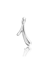 Bling Jewelry Sterling Silver Letter I Script Initial Pendant 18 inches