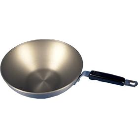11" dia Wok Hard Anodised finish