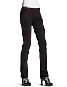 7 For All Mankind Women's Straight Leg Jean in Black Black