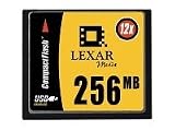 Lexar Media CF256-12-253 Canada Only 256MB 12X Compactflash Cf Card