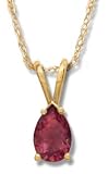 14KT Garnet Pendant