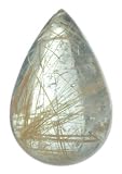 Rutilated quartz, 'Venus's Tear' 1 W 1 L