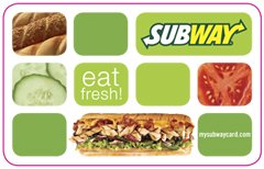 SUBWAY Gift Card