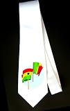 Party Decoration Necktie with flags, international, Guyana