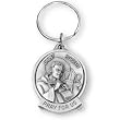 Fine Pewter Saint Robert Key Chain