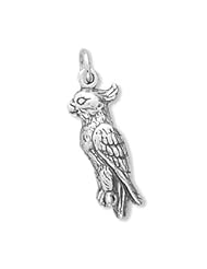 Sterling Silver Cockatiel Charm