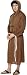 MENS BROWN MONKS FANCY DRESS COSTUME/ROBE - MEDIUM