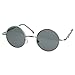 zeroUV - Small Retro-Vintage Style Lennon Inspired Round Metal Circle Sunglasses