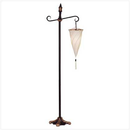 Spiral Hanging Shade Metal Stand Home Floor Lamp Light On Sale