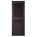 Builders Edge, Inc. 010140039002 Do it Best Open Louver Vinyl Shutters