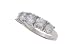 Sterling Silver 5 Round Cut CZ Elegant Ring