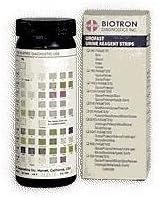 UROFAST 10 SQ URINE REAGENT STRIPS, 100/BOTTLE