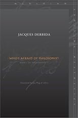Who's Afraid of Philosophy?: Right to Philosophy 1 (Meridian: Crossing Aesthetics)