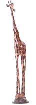 Hand Painted Giraffe Sculpture