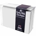 Clairefontaine 40 White Cards With Envelopes