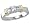 14Kt Two-Tone 1/2 ctw. Round Cut Three-Stone Diamond Ring - (I-J;I1-I2) Size 5