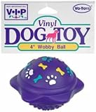Vo-Toys Wobbley Ball 4in Dog Toy