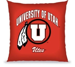 Buy NCAA Sports 12 Souvenir Pillow Utah Utes - College Athletics Fan Shop Merchandise by Biederlack